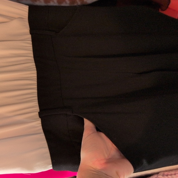 181. Nwot BCBGMAXAZRIA Pink and White And Black Jumpsuit - Picture 4 of 5